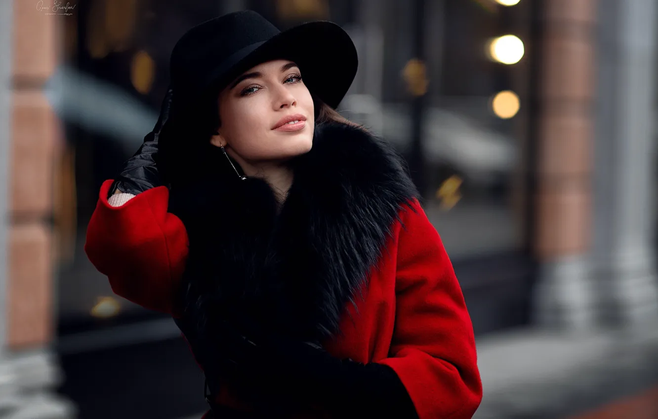 Фото обои девушка, поза, Анна Шувалова, Анна Бережная