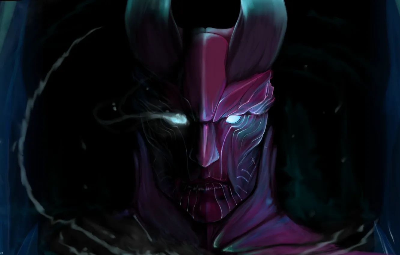 Фото обои демон, арт, рога, Dota 2, Terrorblade, Demon Marauder, Toxic-Pepper