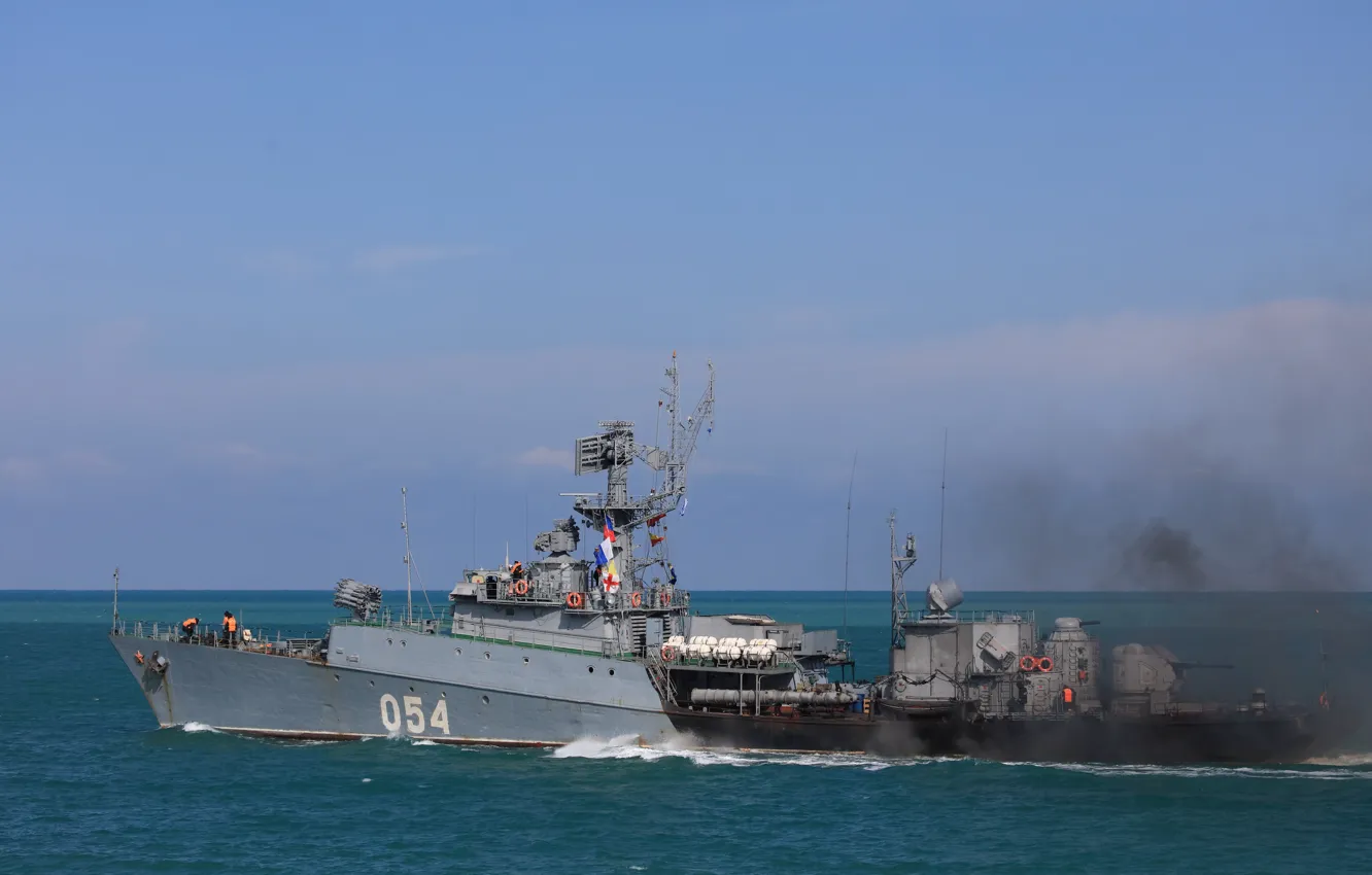 Фото обои черное море, вмф, малый противолодочный корабль, ейск