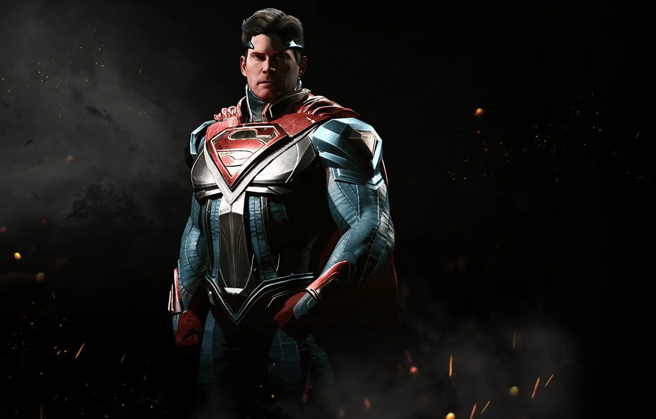 Фото обои game, armor, Superman, Clark Kent, Kal-El, NetherRealm Studios, kryptonian, Injustice 2