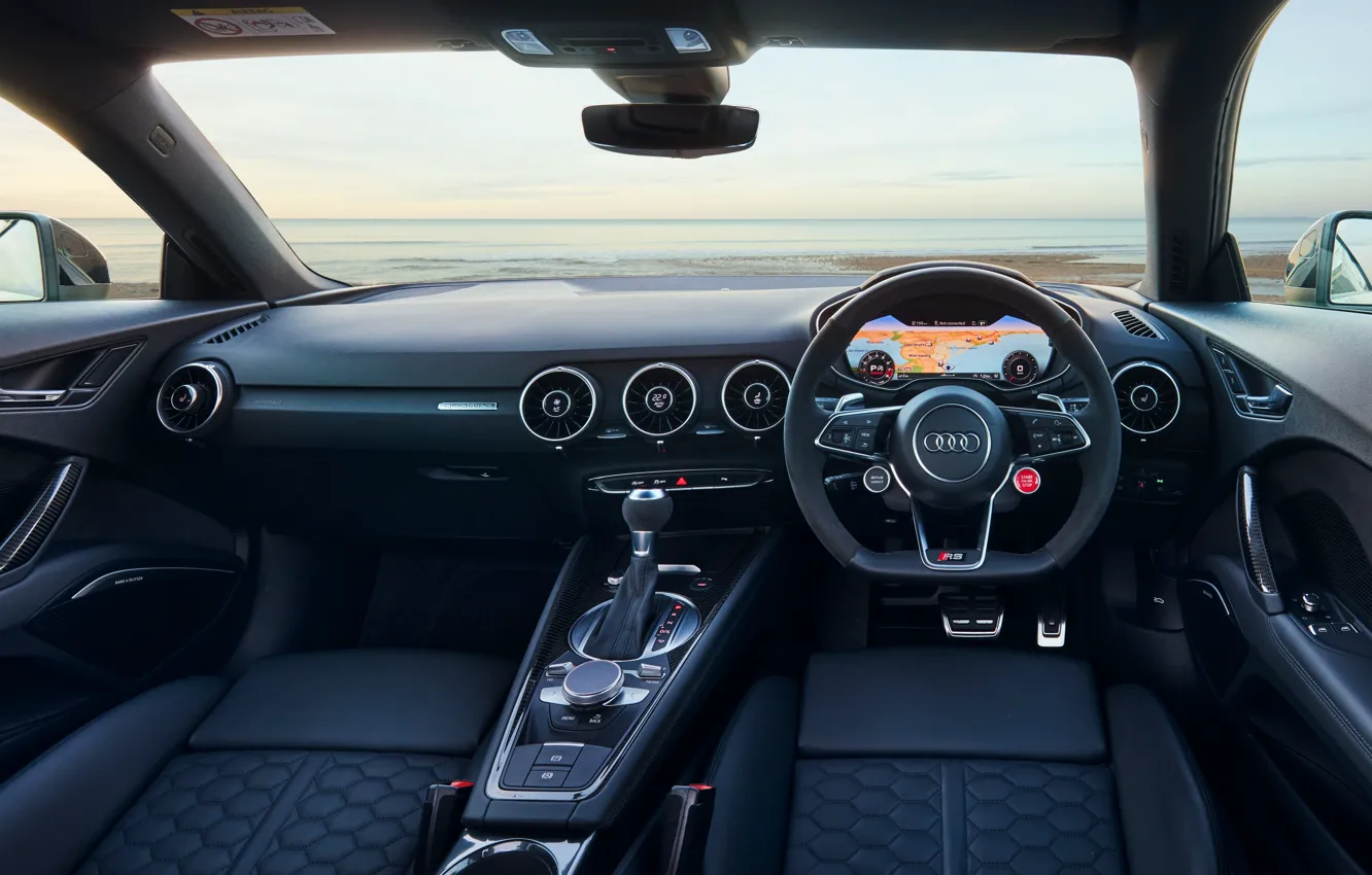 Фото обои Audi, car interior, TT, Audi TT RS Coupe