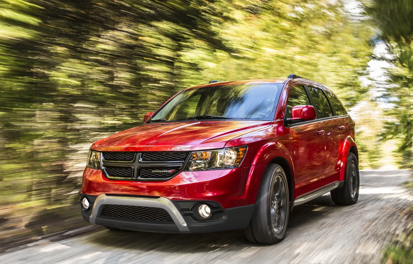 Фото обои движение, Dodge, Journey, Crossroad, трасс