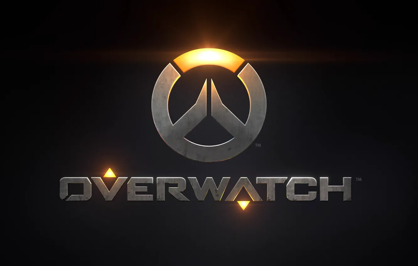 Фото обои logo, blizzard, Overwatch