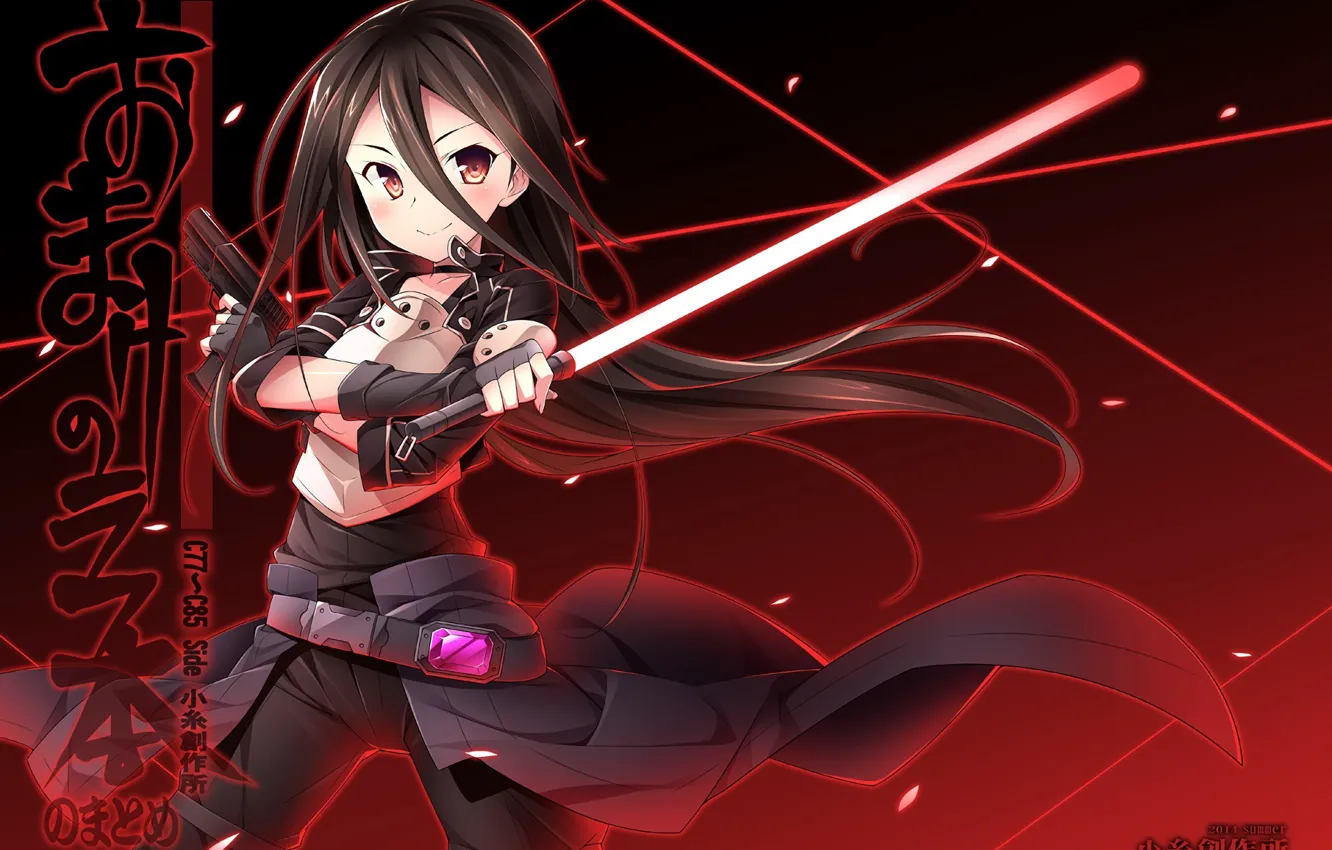Фото обои аниме, арт, Мастера меча онлайн, Sword Art Online, Кирито