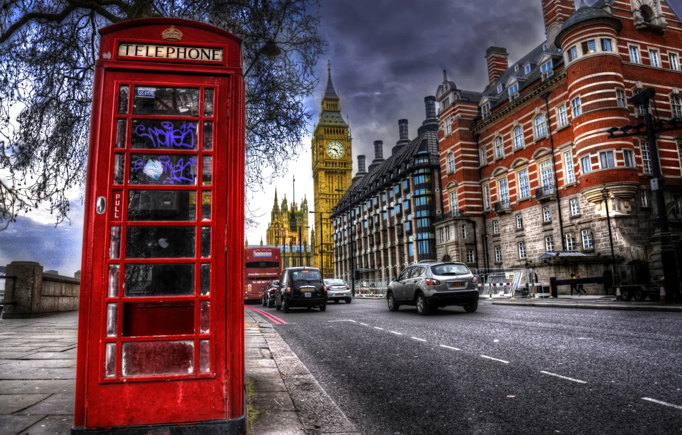 Фото обои улица, Англия, Лондон, Биг-бен, street photography