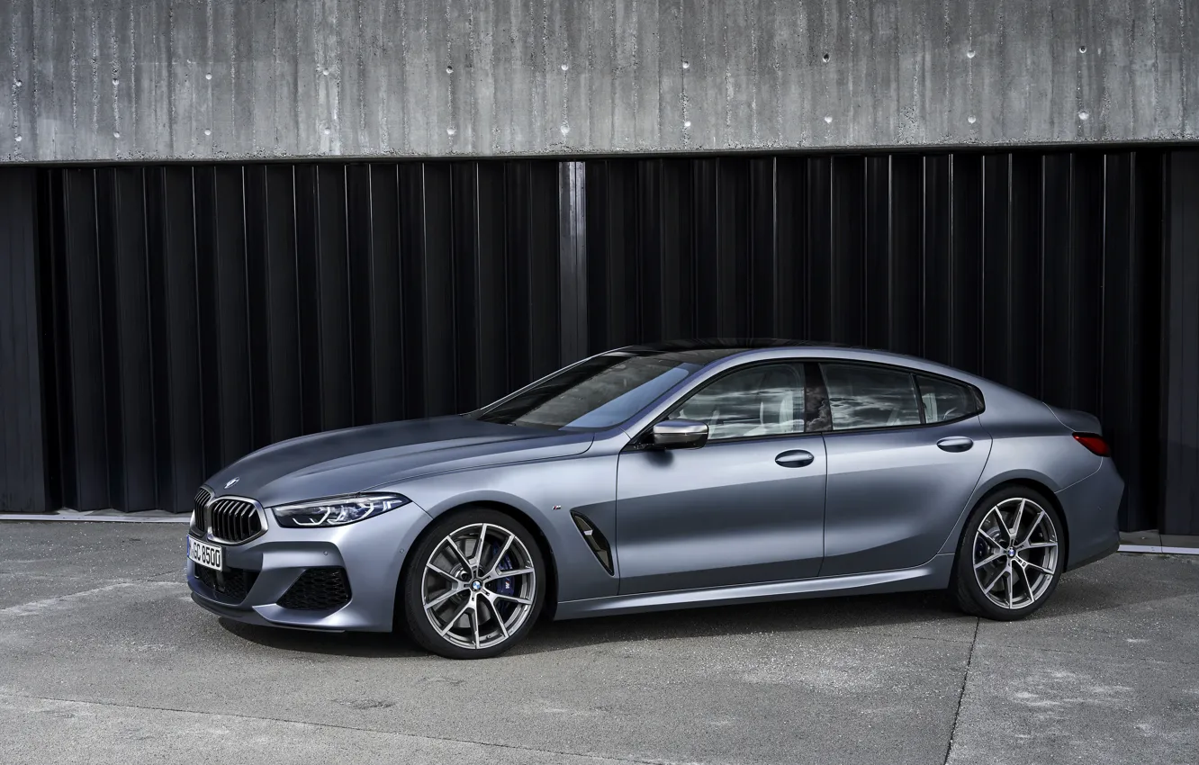 Фото обои купе, BMW, стоянка, Gran Coupe, 8-Series, 2019, четырёхдверное купе, 8er