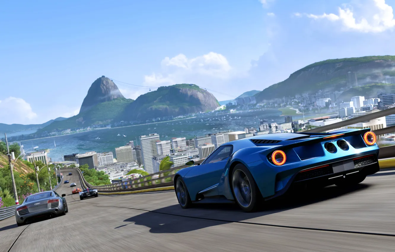 Фото обои машины, трасса, гонки, Forza Motorsport 6, Forza Motorsport 6: Apex