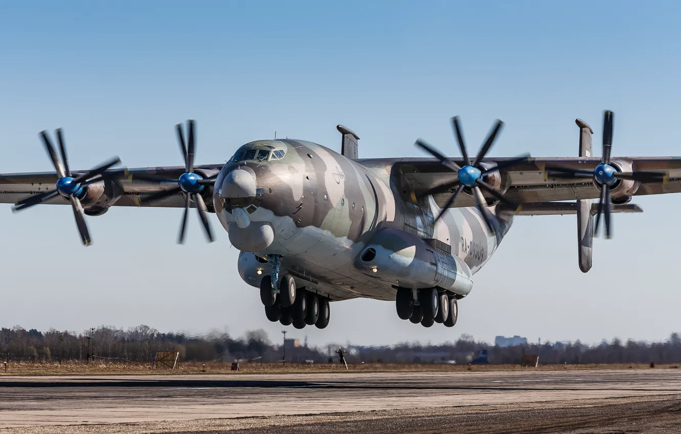 Фото обои самолёт, тяжелый, транспортный, турбовинтовой, «Антей», Ан-22A