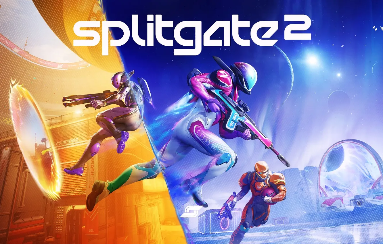 Фото обои игра, portal, gun, video game, feature, Splitgate 2