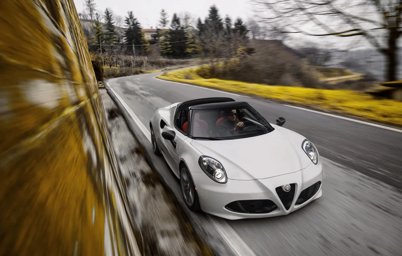 Фото обои Alfa Romeo, Spider, Альфа Ромео