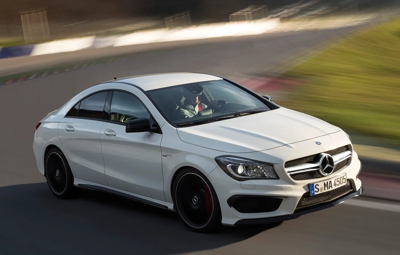 Фото обои car, Mercedes-Benz, white, AMG, CLA