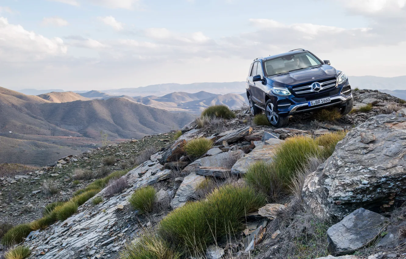 Фото обои Mercedes-Benz, мерседес, 4MATIC, 2015, W166, GLE-klasse