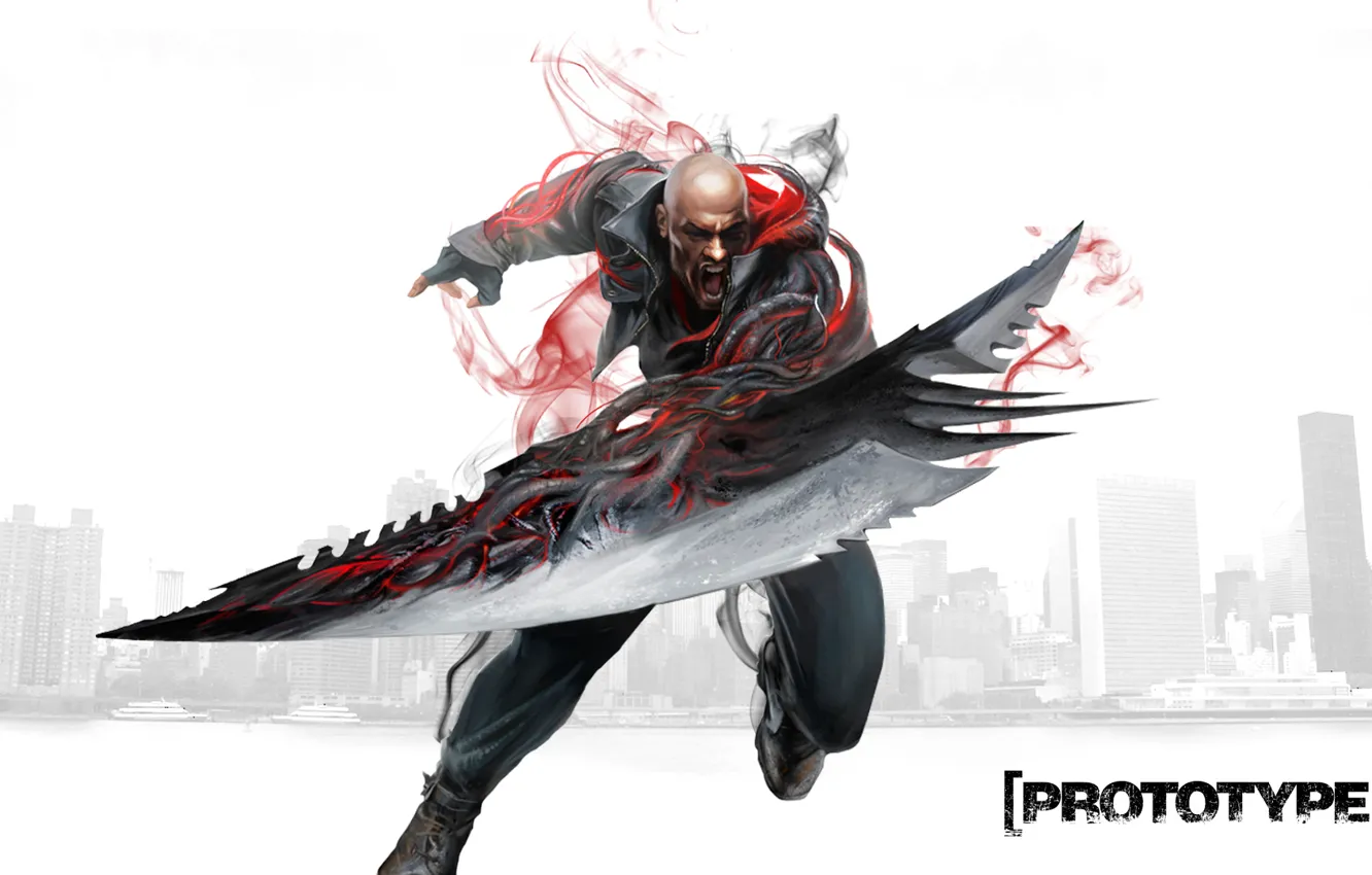 Фото обои Prototype, клинок, heler
