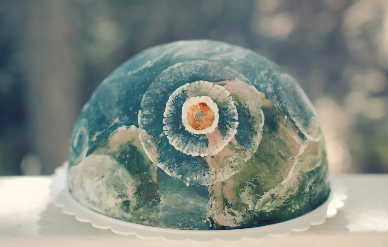 Фото обои креатив, земля, торт