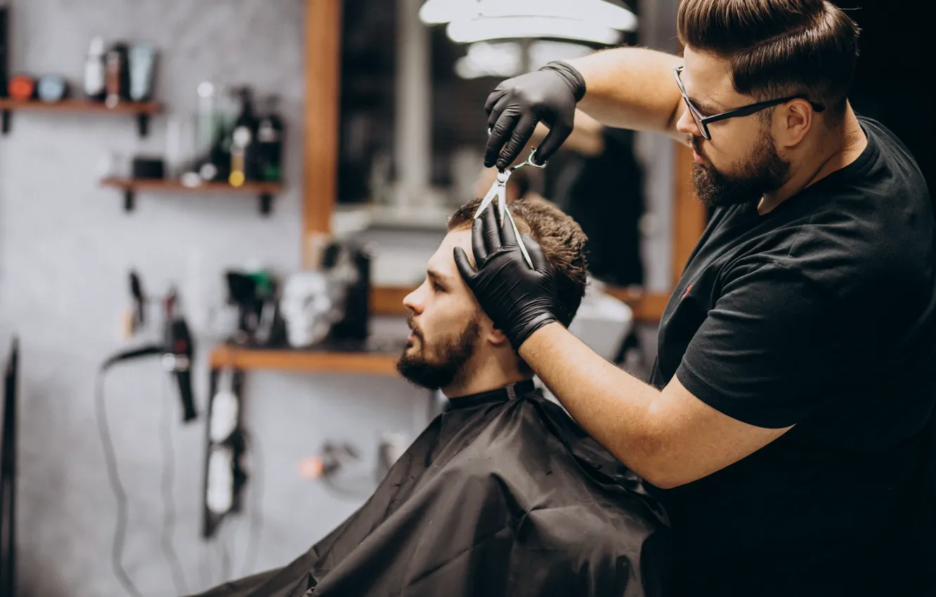 Фото обои Style, Haircut, Barber, Barbershop