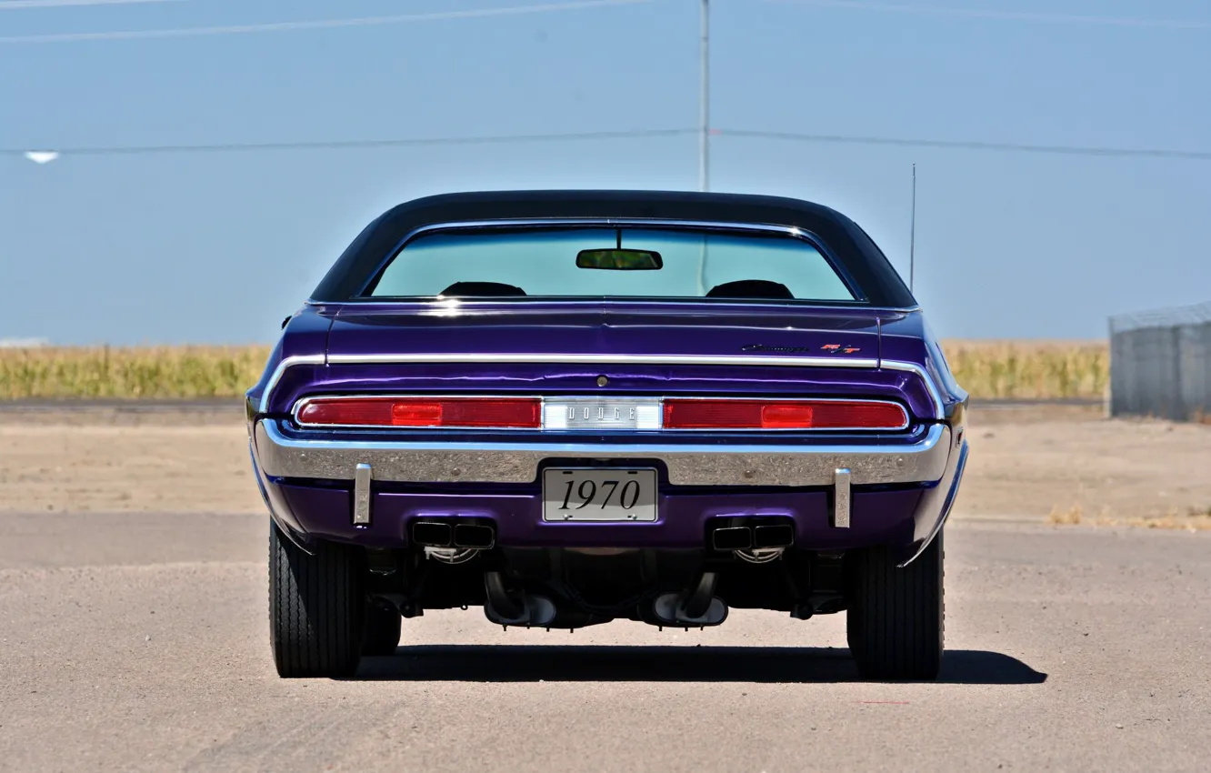 Фото обои Dodge, Challenger, 1970, old, hemi, muscle car.