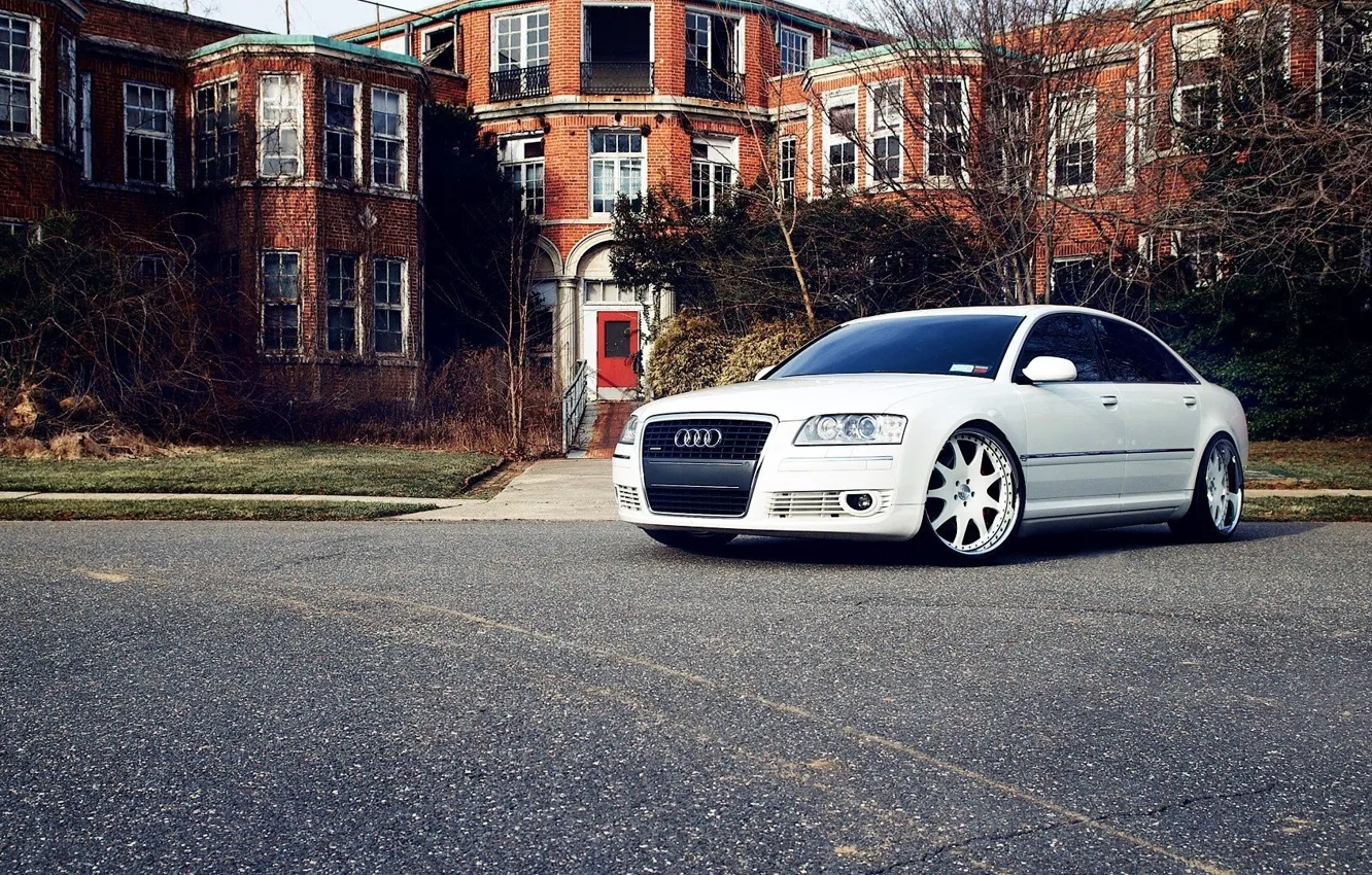 Фото обои Audi, Car, White