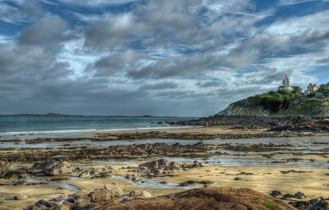 Фото обои море, пейзаж, France, Brittany, St-Quay