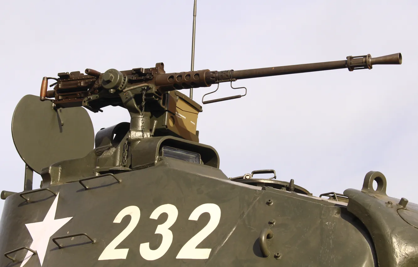 Фото обои танк, лёгкий, M41, Уокер Бульдог, крупнокалиберный пулемёт