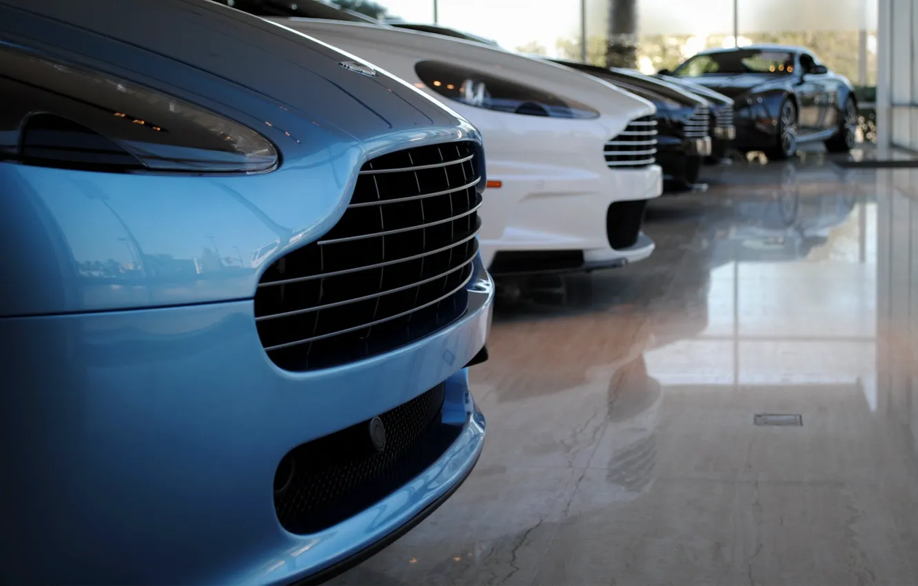 Фото обои Aston Martin, суперкар, Line-Up