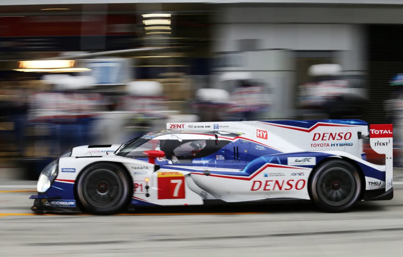 Фото обои Toyota, боксы, WEC, Fuji