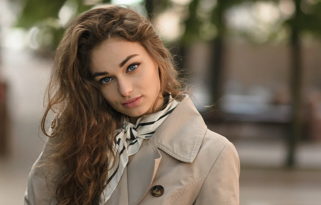 Фото обои взгляд, модель, портрет, Galina, Dmitry Medved