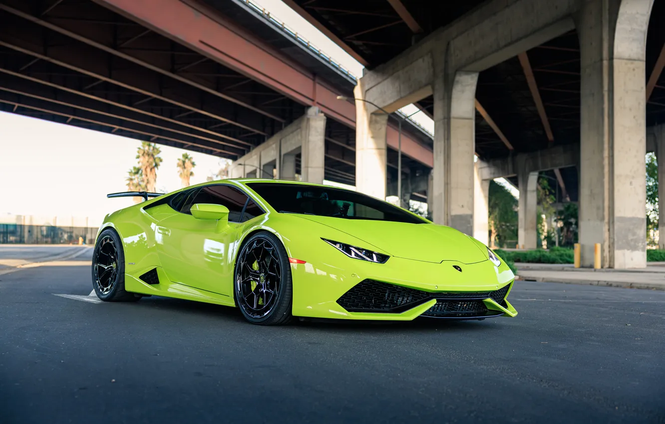 Фото обои Lamborghini, Sportcar, Lamborghini Huracan, Green