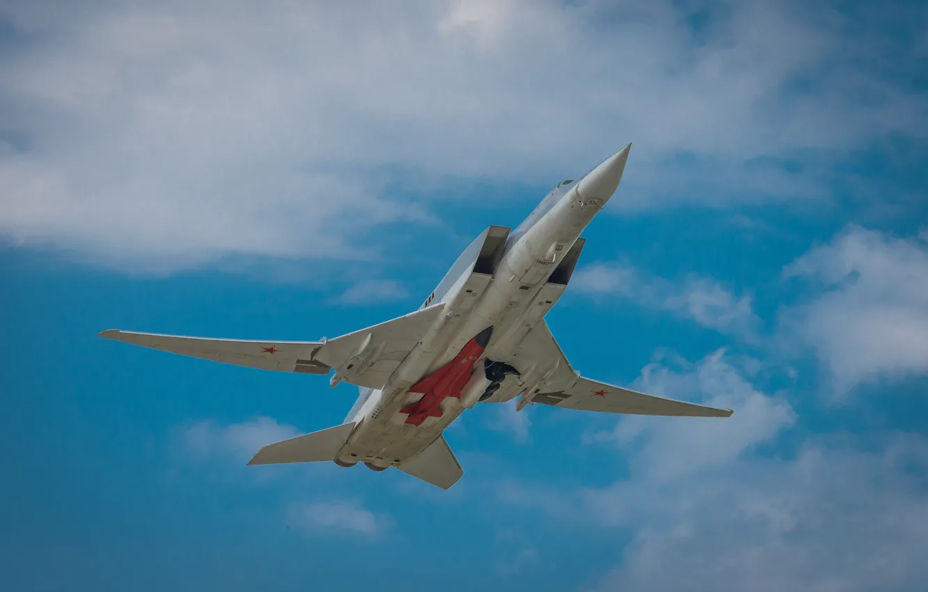Фото обои небо, сверхзвуковой, Ту-22М3, дальний, ракетоносец-бомбардировщик