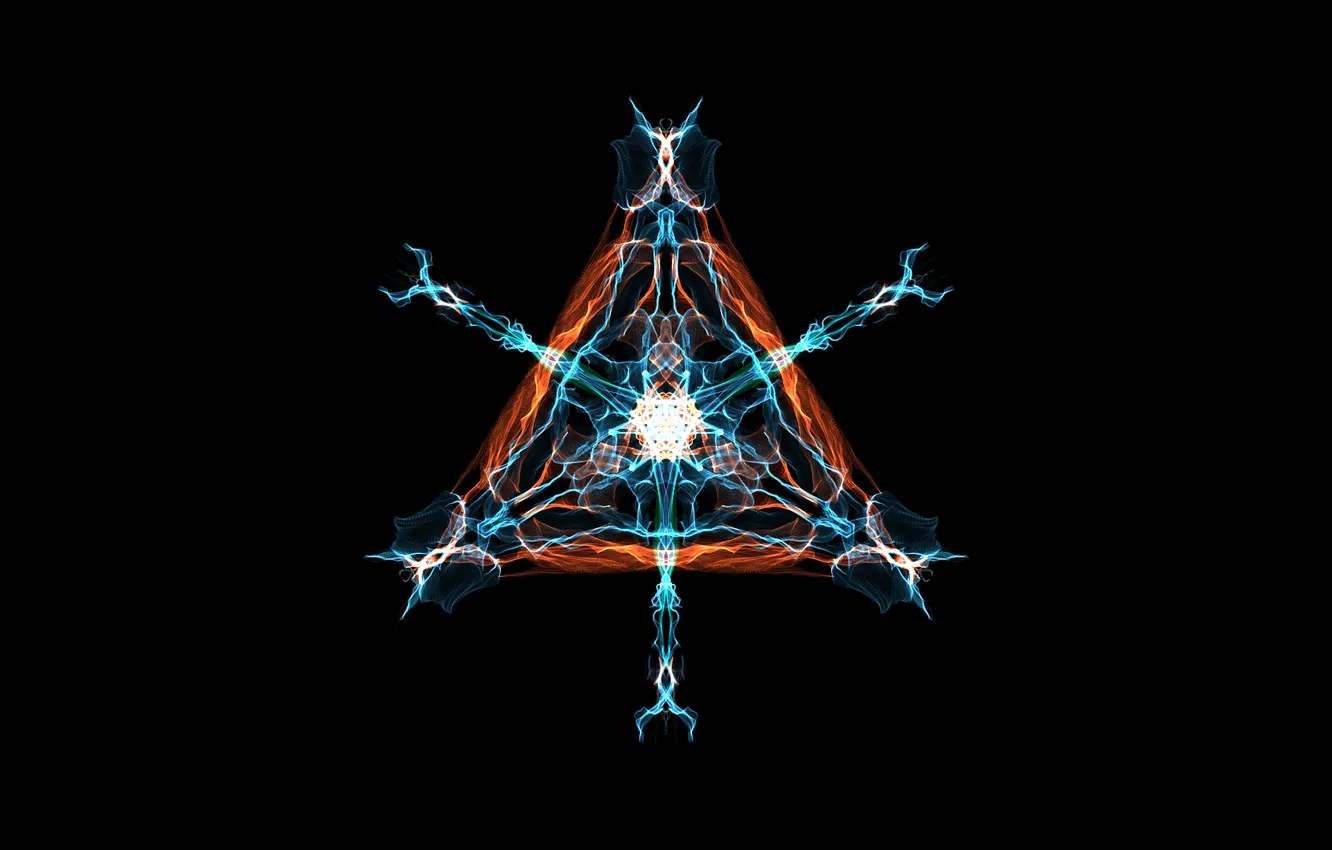 Фото обои Fractal, Seth, Triangle