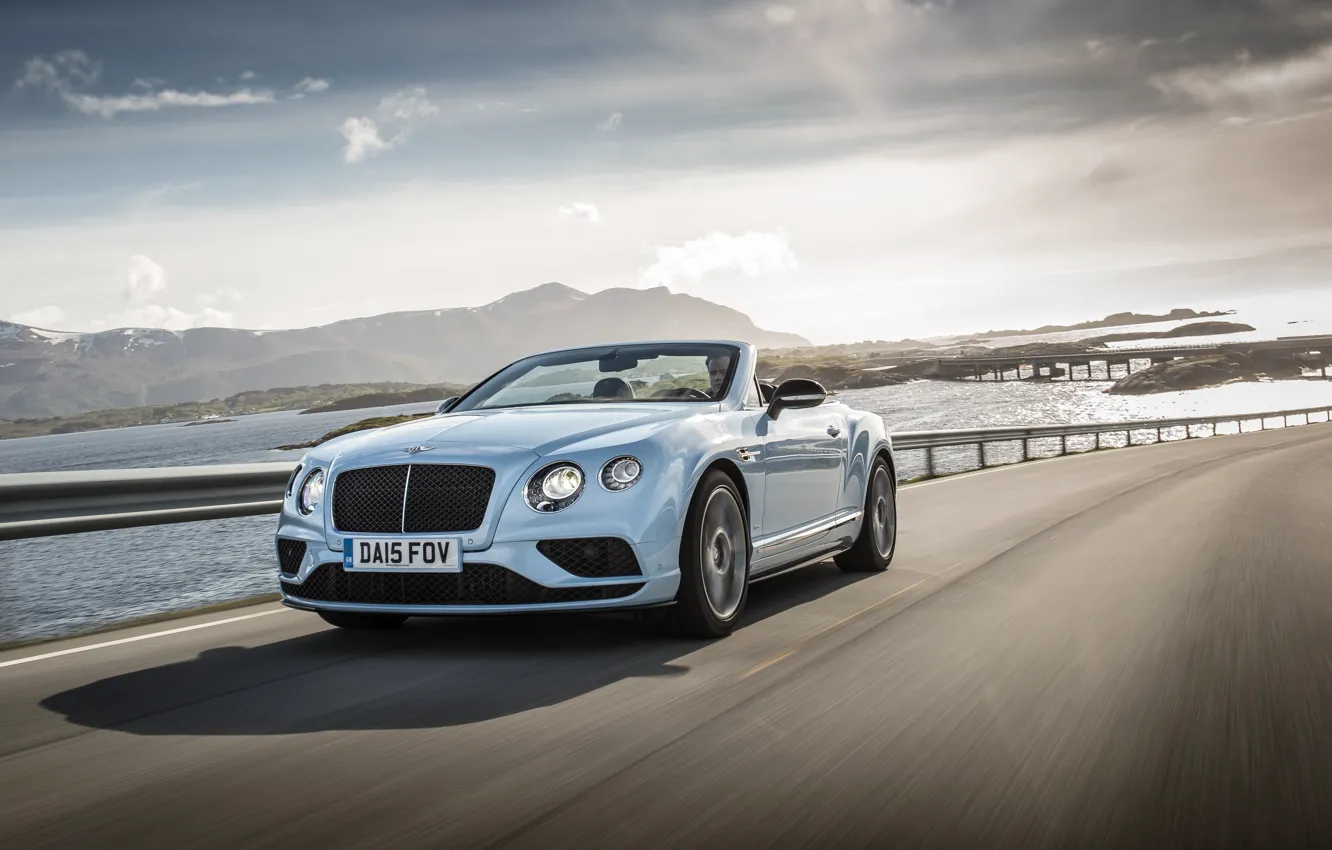 Фото обои Bentley, Continental, кабриолет, бентли, континенталь, Convertible, 2015