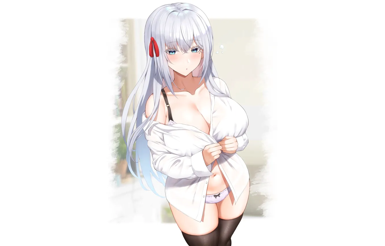 Фото обои girl, sexy, boobs, anime, pretty, breasts, big boobs, babe