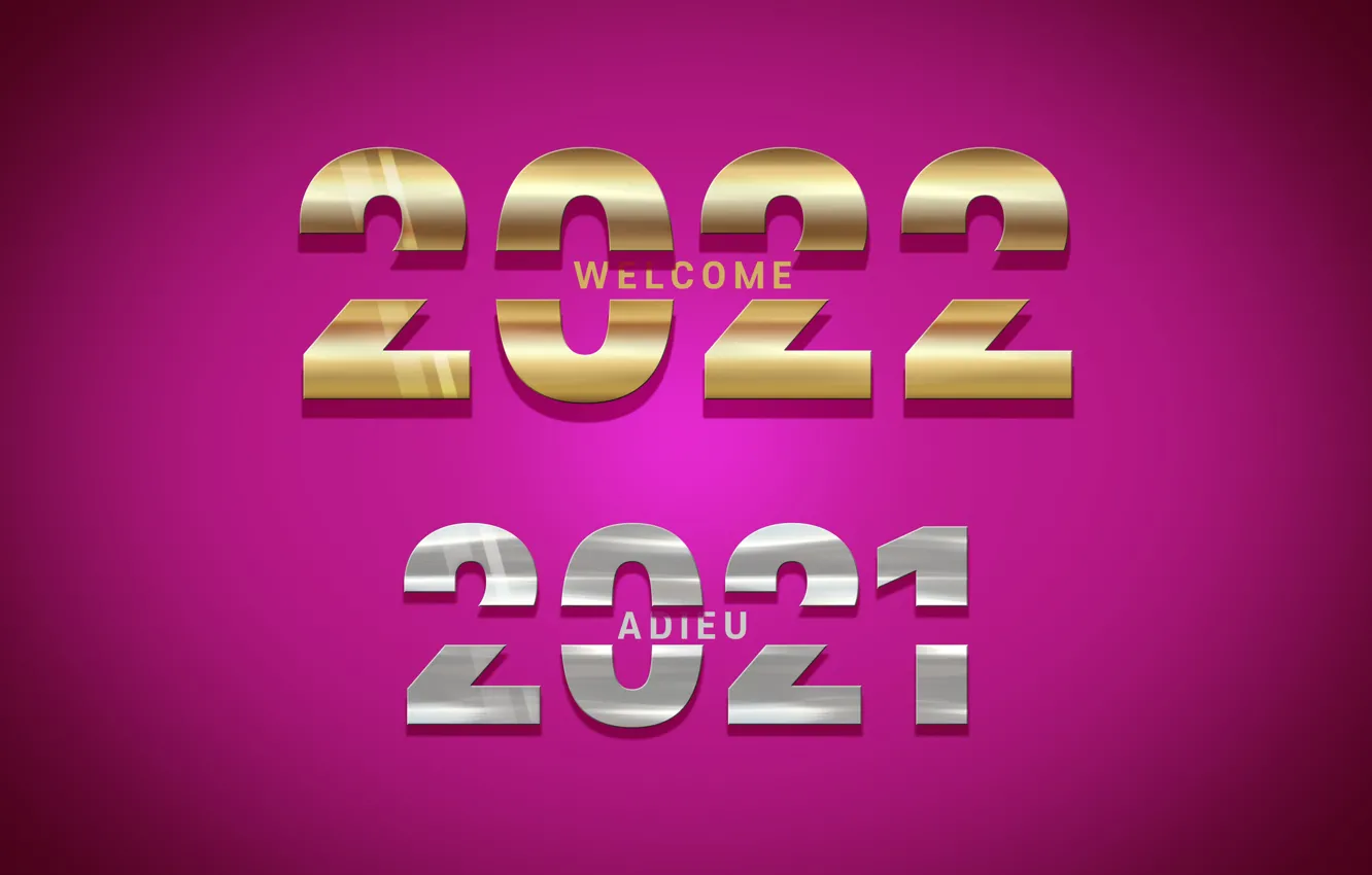 Фото обои welcome, happy new year, 2022, adieu, 2022 year