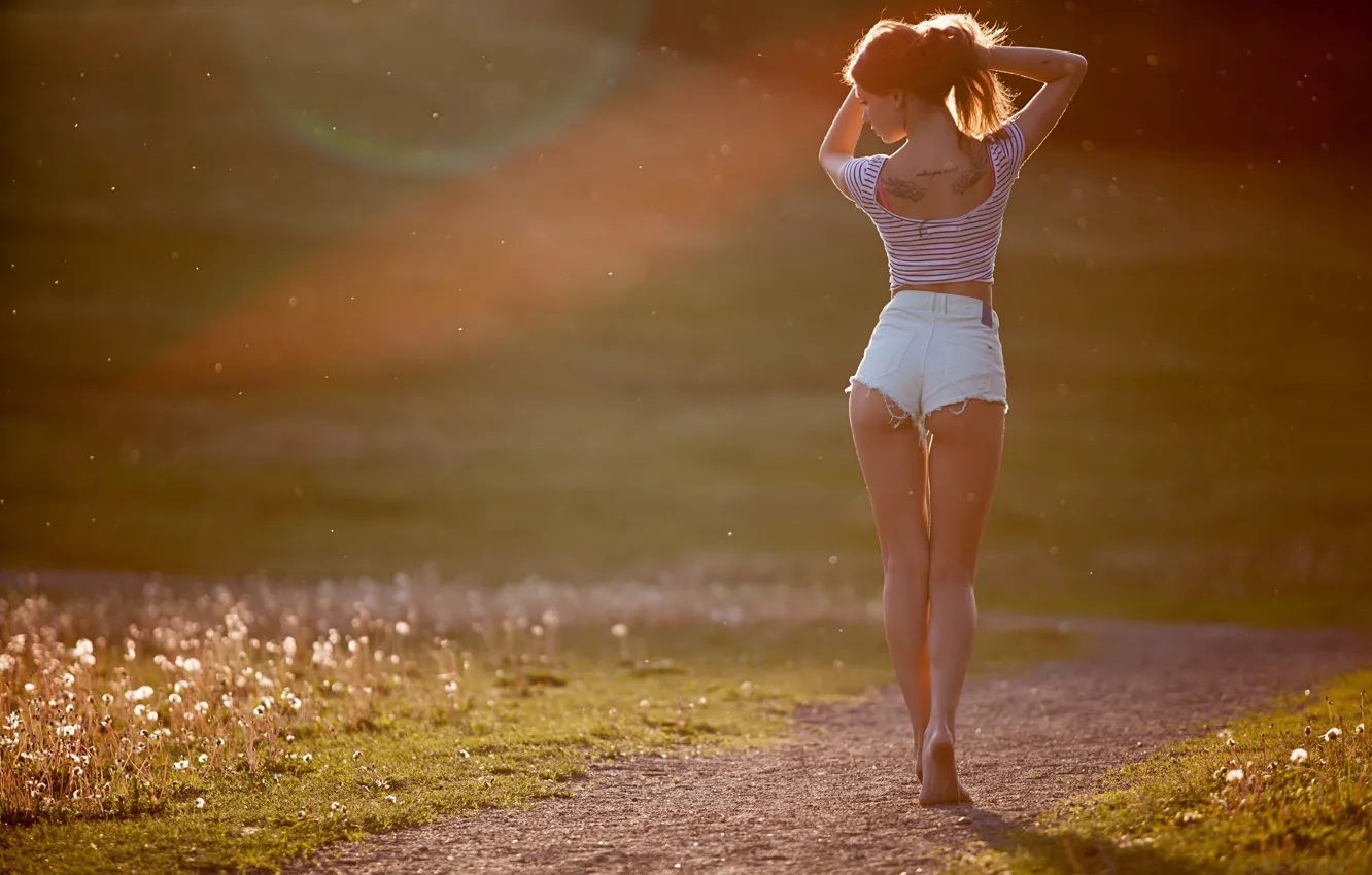 Фото обои попка, лето, шорты, Андрей Фролов