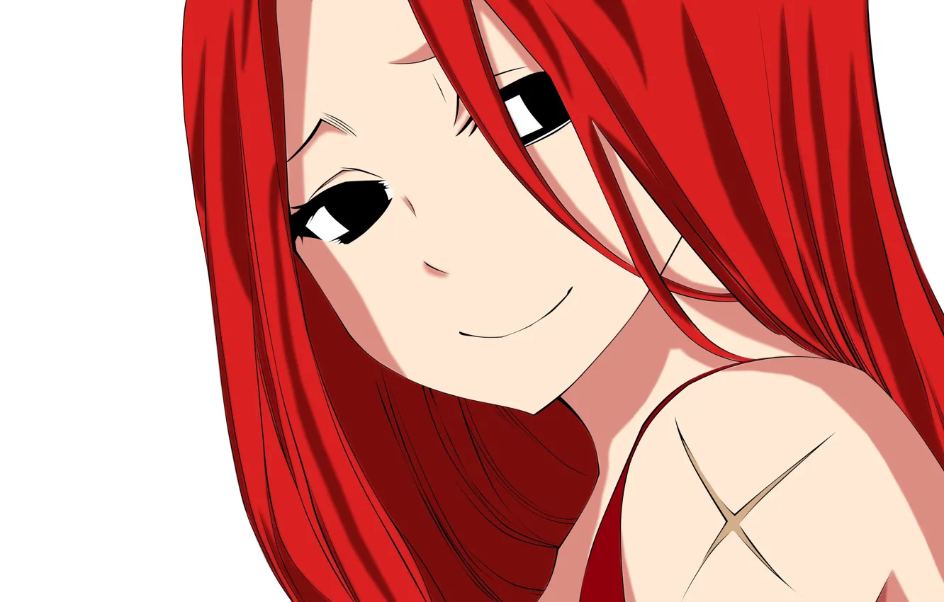 Фото обои red, game, red hair, anime, pretty, redhead, asian, manga