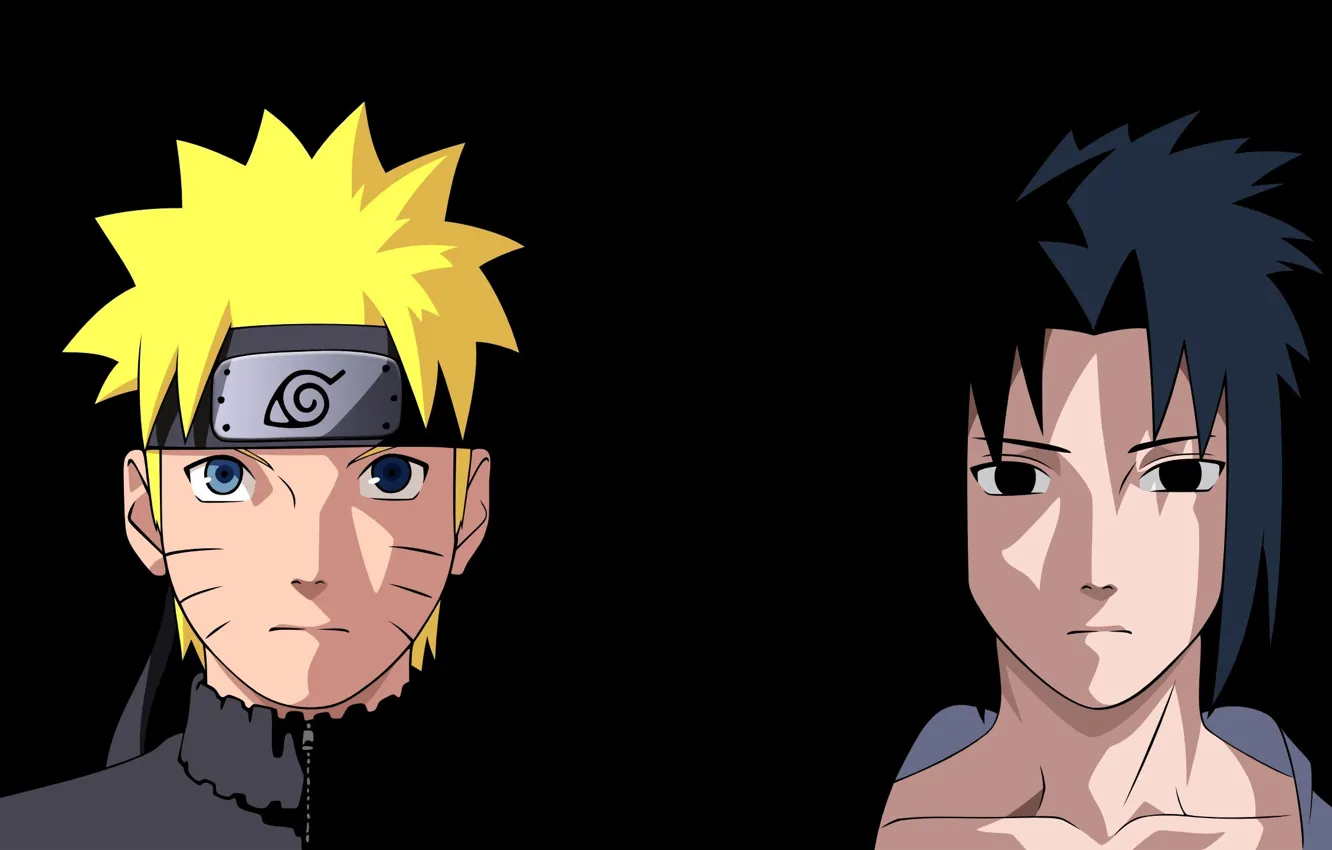 Фото обои logo, game, Sasuke, Naruto, anime, boy, blond, ninja