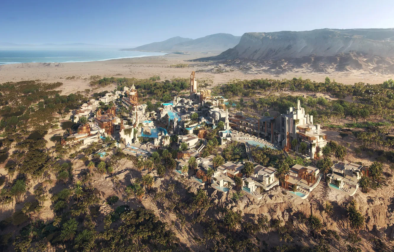 Фото обои hotel, Saudi Arabia, gage, neom, Gulf of Aqaba, elanan
