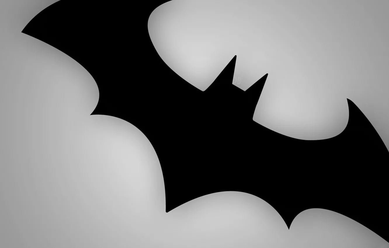 Фото обои серый, знак, черный, бэтмен, мышь, эмблема, batmen