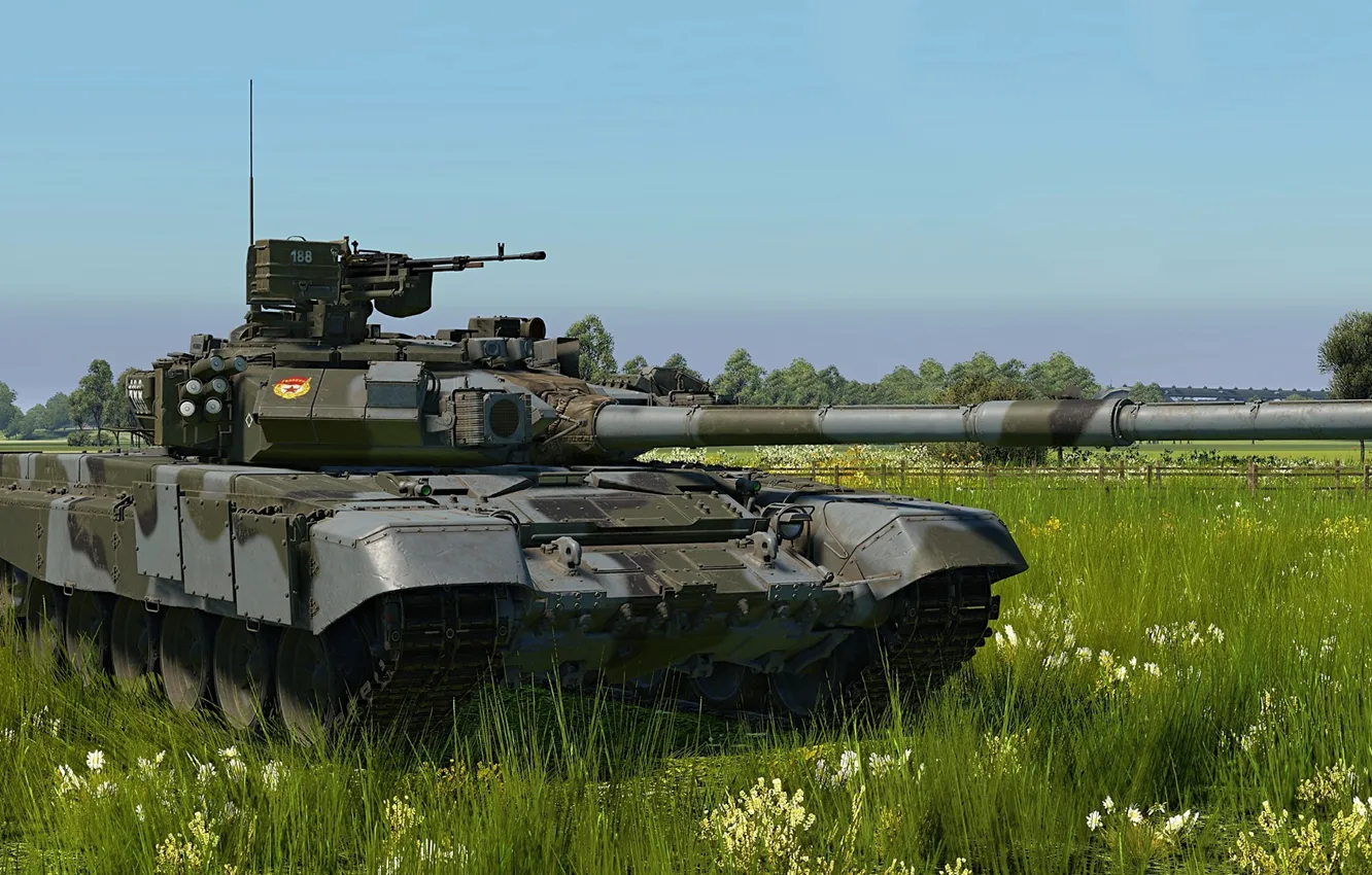 Фото обои Россия, Основной боевой танк, Т-90А