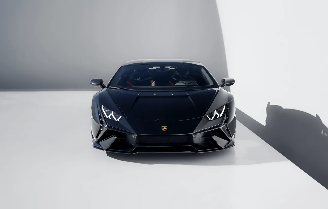 Фото обои Lamborghini, front, Huracan, Novitec Lamborghini Huracan Tecnica