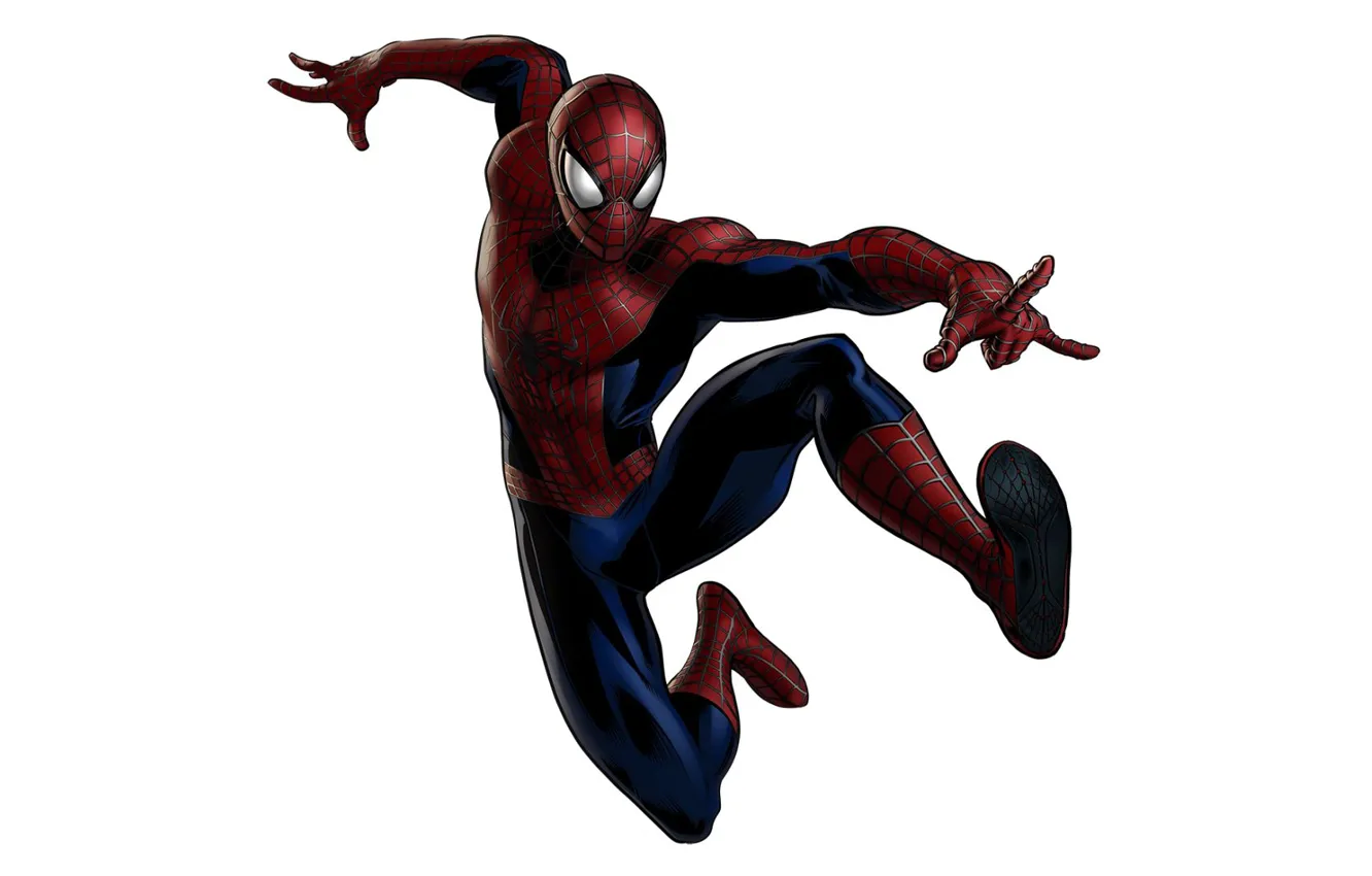 Фото обои Marvel, человек паук, hero, spider man