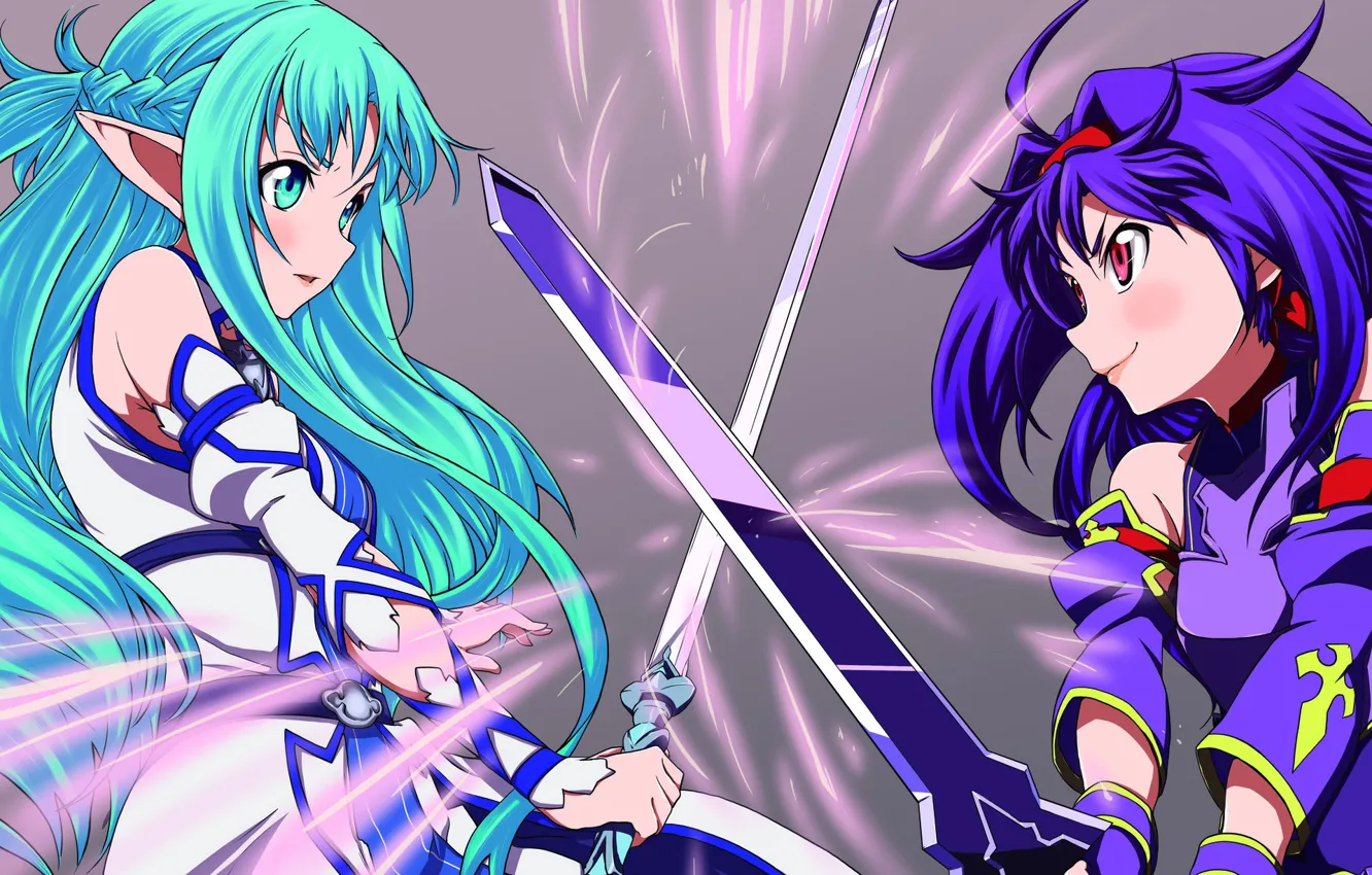 Фото обои девушки, Мастера меча онлайн, Sword Art Online