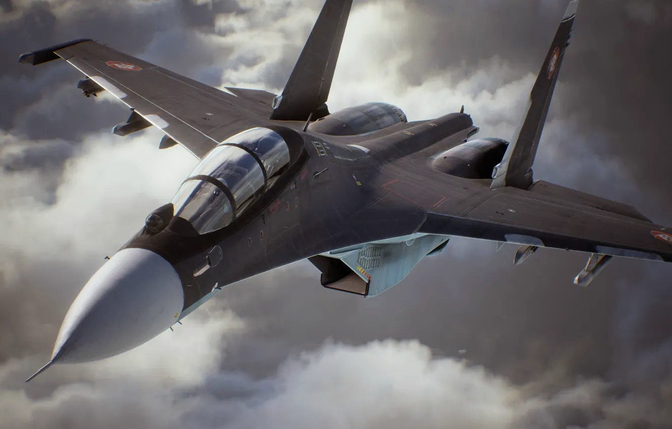 Фото обои game, sky, aircraft, cloud, jet, kumo, hunting, Ace Combat 7