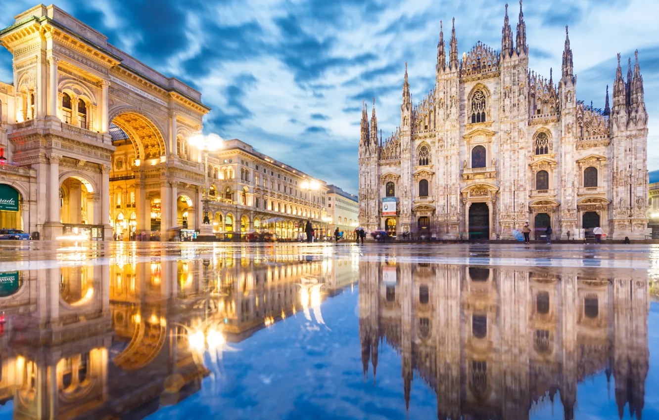 Фото обои milan, italy, Duomo di Milano