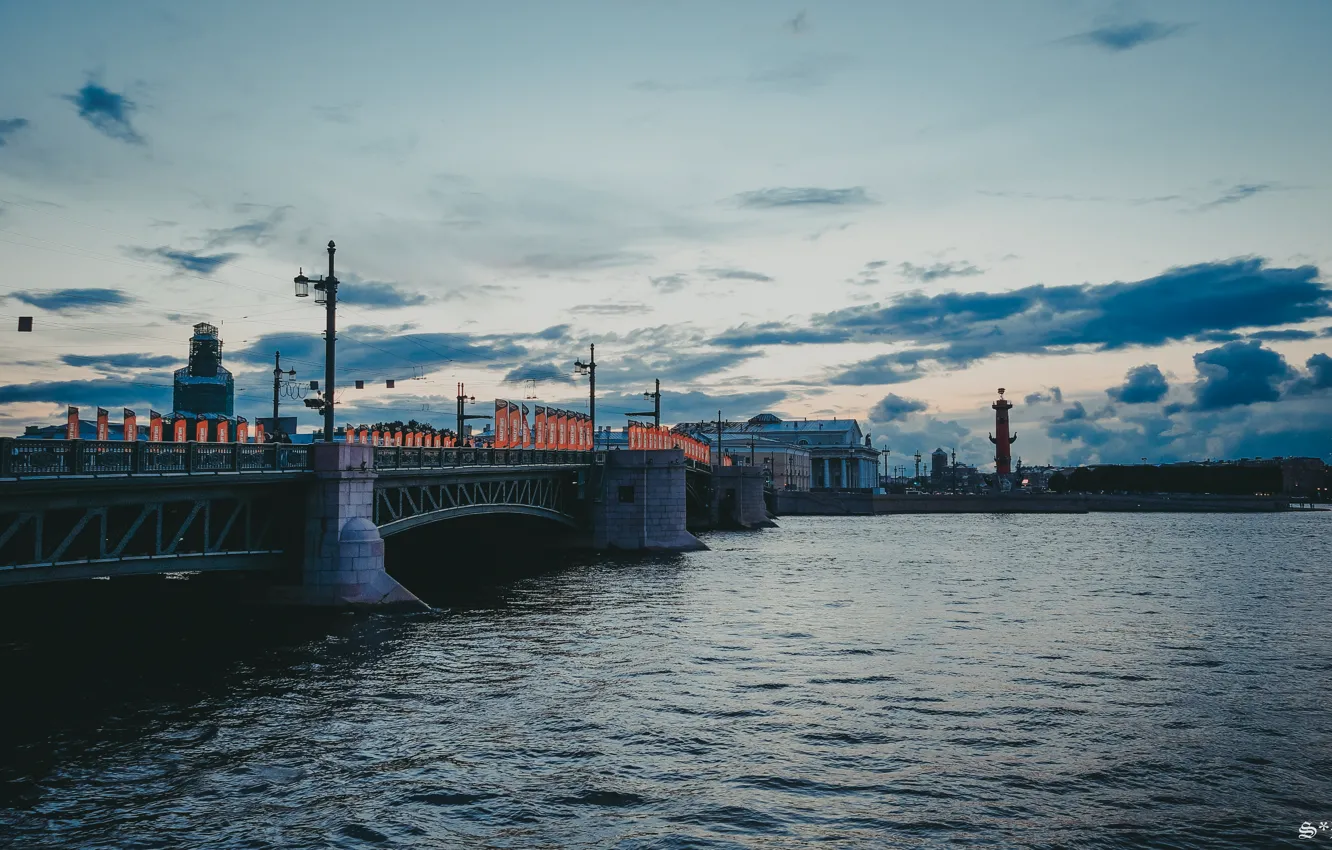 Фото обои пейзаж, город, россия, санкт-петербург, спб
