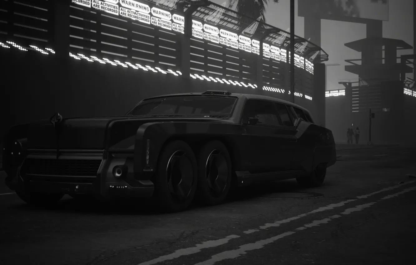 Фото обои Car, Cyberpunk 2077, Night City, Villefort Alvarado V4FH 570 Herman