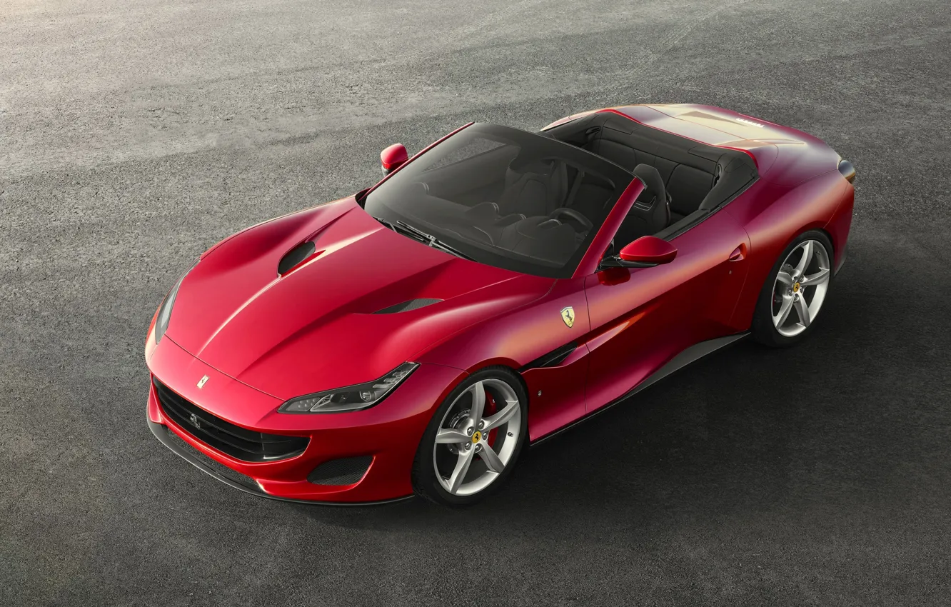 Фото обои Ferrari, суперкар, кабриолет, Portofino