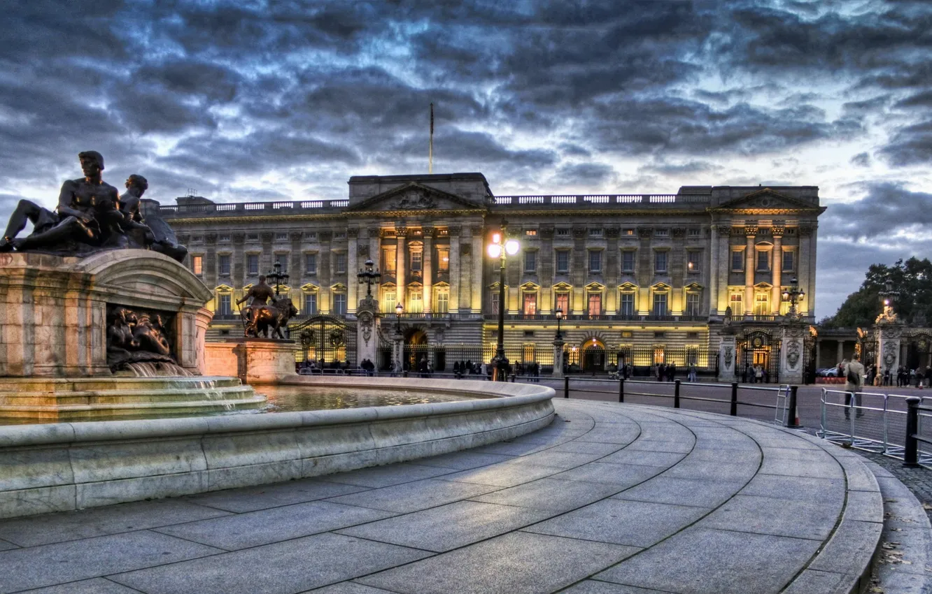 Фото обои город, фото, Великобритания, Westminister, Buckingham Palace