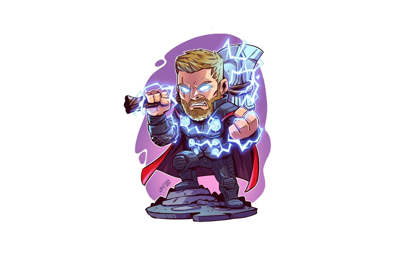 Фото обои Marvel, Thor, Derek Laufman