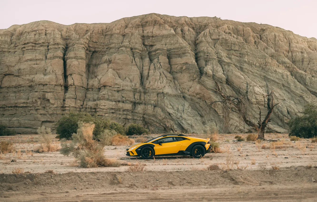 Фото обои Lamborghini, Huracan, side view, Lamborghini Huracan Sterrato