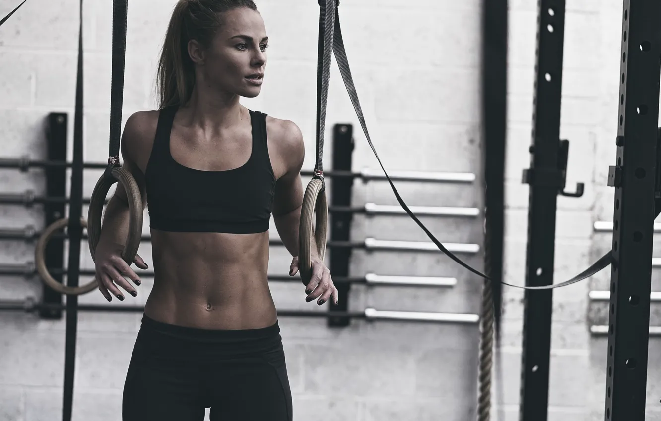 Фото обои взгляд, поза, фитнес, muscle, пресс, тренировка, атлет, воркаут